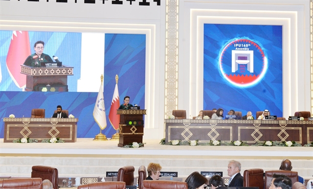 NA Chairwoman Ngân addresses IPU-140 plenary session